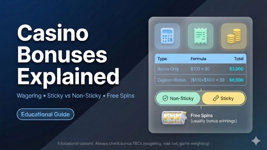 Casino Bonuses Explained